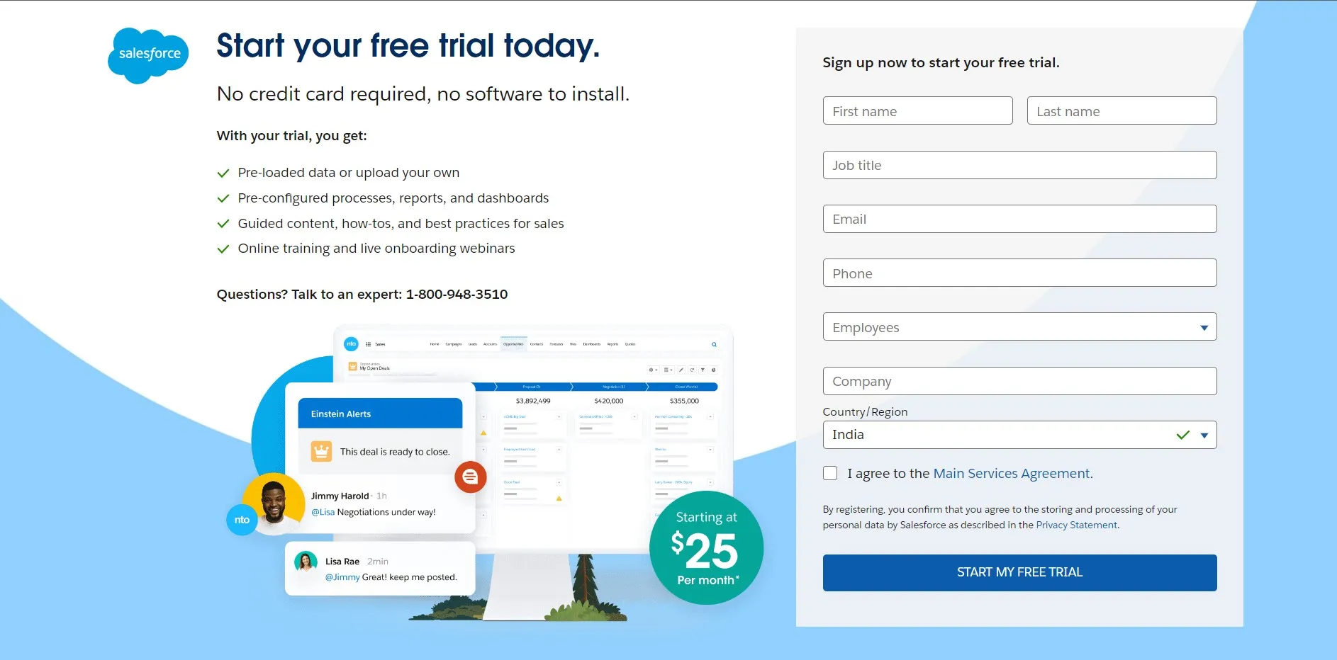 Salesforce Developer Account Signup