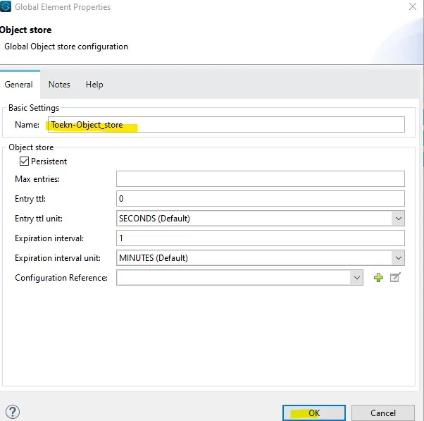 Configuring the Client Object Store in Mule OAuth2 Provider Config