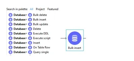 Database Connector Bulk Insert configuration in Anypoint Studio