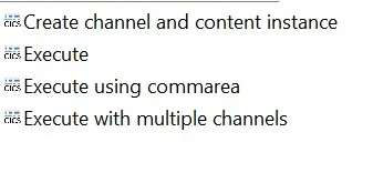 IBM CTG Connector Operations: Commarea vs Channel