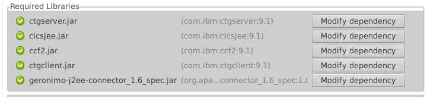 Adding required JAR libraries in connector configuration