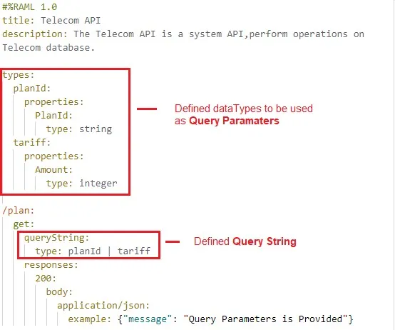 RAML 1.0 Specification with queryString type union